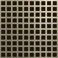 Square hole perforated metal